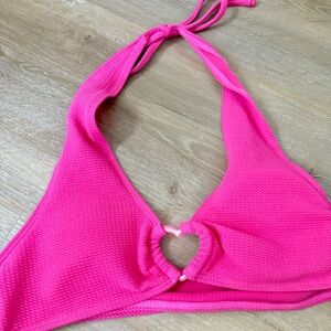 Pink Heart Swimsuit Top